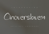 Cinoverslavem Font - Featured Image