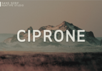 Ciprone Font - Featured Image