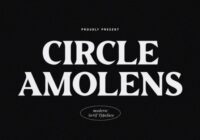Circle Amolens Font - Featured Image