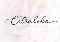 Citraloka Font - Featured Image