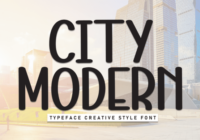 City Modern Font - Featured Image
