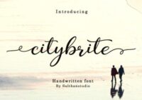 City ​​brite Font - Featured Image