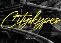 Cityskypes Font - Featured Image