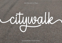 Citywalk Font - Featured Image