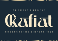 Ckafiat Font - Featured Image