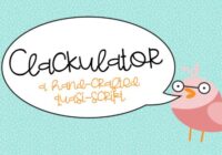 Clackulator Font - Featured Image