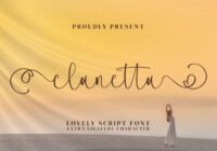 Clanetta Font - Featured Image