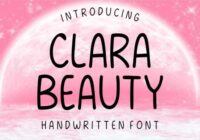 Clara Beauty Font - Featured Image