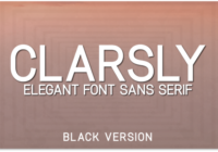 Clarsly Black Font - Featured Image