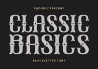 Classic Basics Font - Featured Image