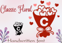 Classic Floral Font - Featured Image