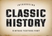 Classic History Font - Featured Image