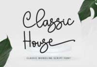Classic House Font - Featured Image