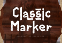Classic Marker Font - Featured Image