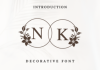 Classic Monogram Font - Featured Image