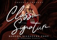 Classic Signature Font - Featured Image