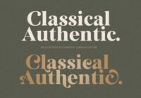 Classical Authentic Font - Featured Image