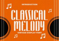 Classical Melody Font - Featured Image