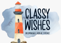 Classy Wishes Font - Featured Image