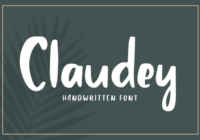 Claudey Font - Featured Image