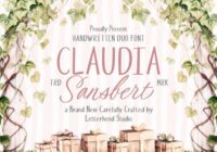 Claudia Sansbert Duo Font - Featured Image
