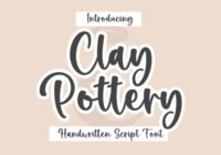Clay Pottery Font - Featured Image