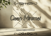 Clean Minimal Font - Featured Image