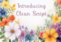 Clean Script Font - Featured Image