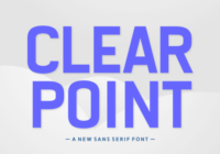 Clear Point Font - Featured Image