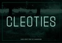 Cleoties Font - Featured Image