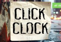 Click Clock Font - Featured Image