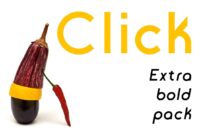 Click ExtraBold Pack Font - Featured Image