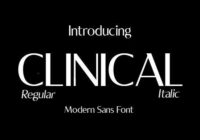 Clinical Font - Featured Image