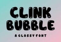 Clink Bubble Font - Featured Image