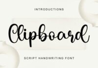 Clipboard Font - Featured Image