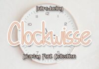 Clockwisse Font - Featured Image