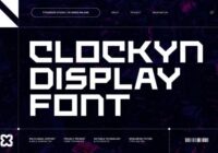 Clockyn Font - Featured Image