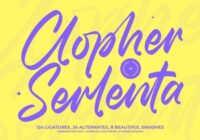 Clopher Serlenta Font - Featured Image