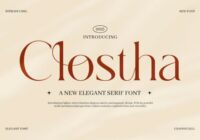 Clostha Font - Featured Image