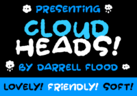 Cloudheads Font - Featured Image