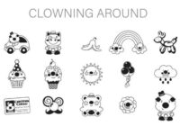Clowning Around Dingbats Font - Featured Image
