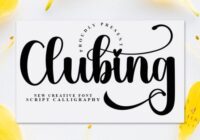 Clubing Font - Featured Image