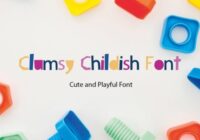 Clumsy Childish Font - Featured Image