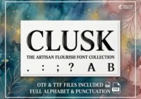 Clusk Font - Featured Image