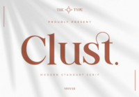 Clust Font - Featured Image