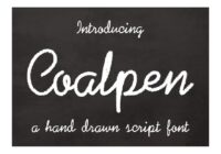 Coalpen Font - Featured Image