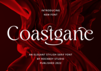 Coastgane Font - Featured Image