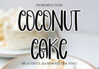 Coconut Cake Font - Featured Image