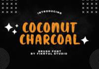 Coconut Charcoal Font - Featured Image