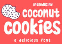 Coconut Cookies Font - Featured Image